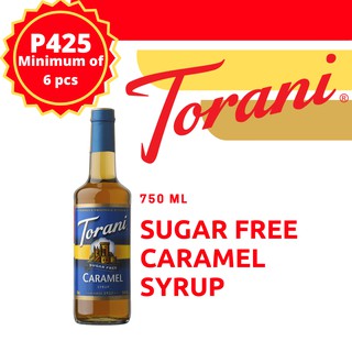 Torani Sugar Free Caramel Syrup 750ml Shopee Philippines