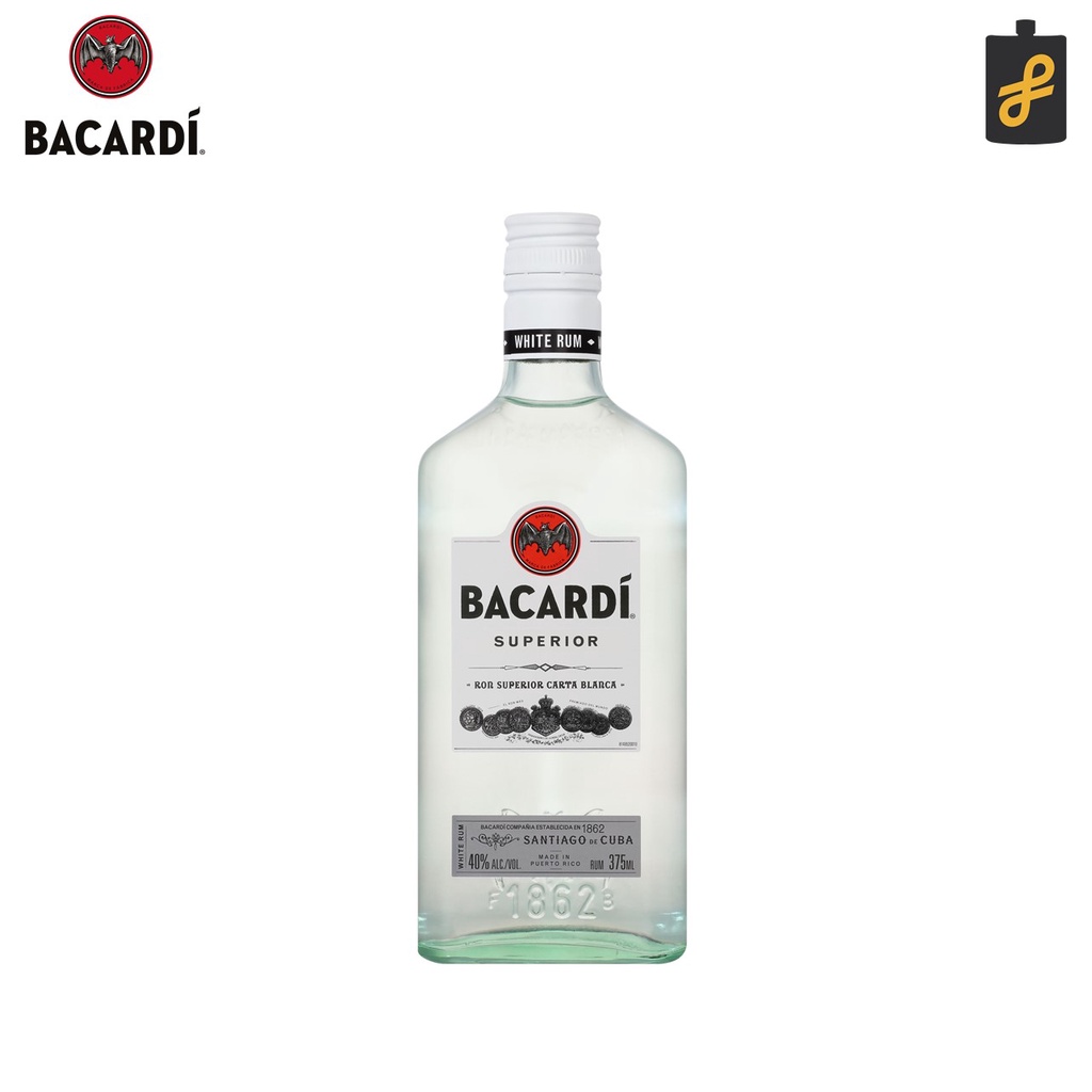 Bacardi Superior White Rum 375mL Shopee Philippines