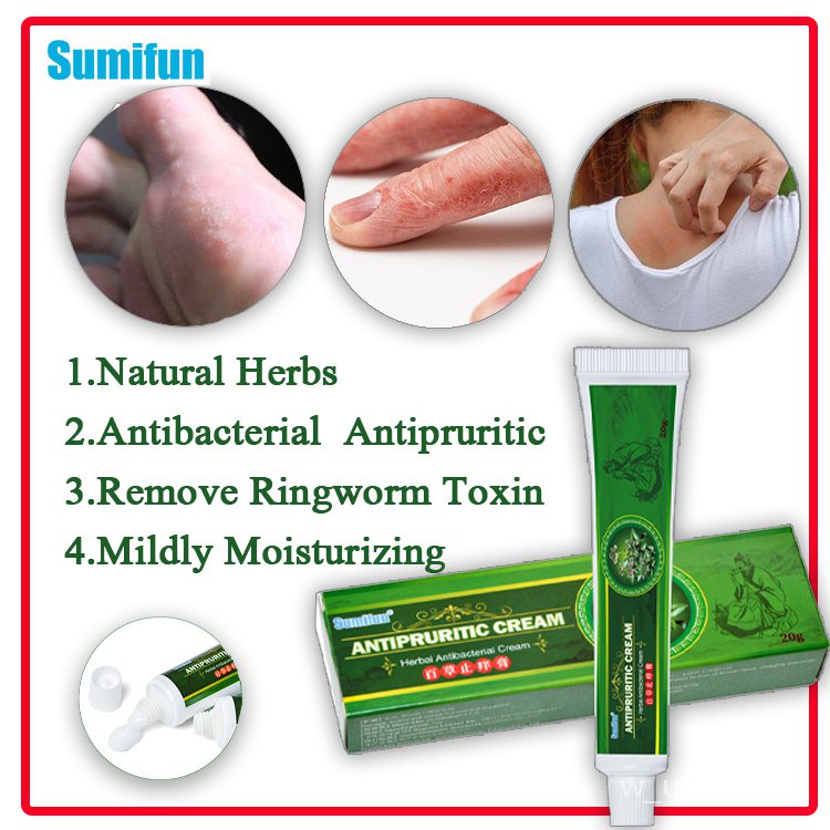 Herbal AntiItch Cream Eczema Itchy Skin Topical Cream Anti Fungal