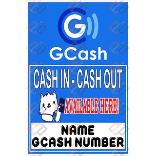 GCash Cash In - Cash Out | Bills Payment Tarpaulin | Shopee Philippines