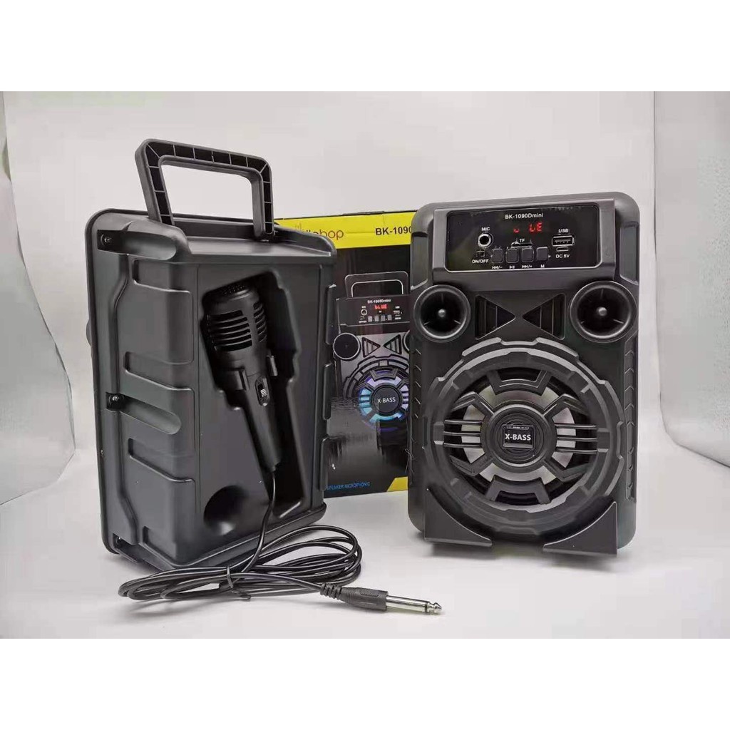 mike bluetooth Bluetooth Speaker BK1090DMINI With Free Mic Karaoke