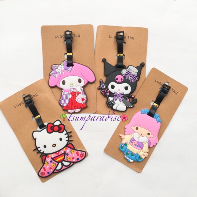 sanrio luggage tag