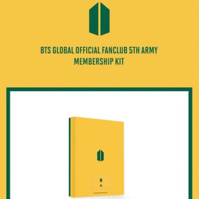 Bts Global Official Fanclub 5th Army Kit Shopee Philippines