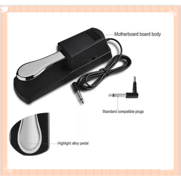 [Local Delivery] Electric Piano Damper Keyboard Instrument Organ Sustain Pedal COD Shopee