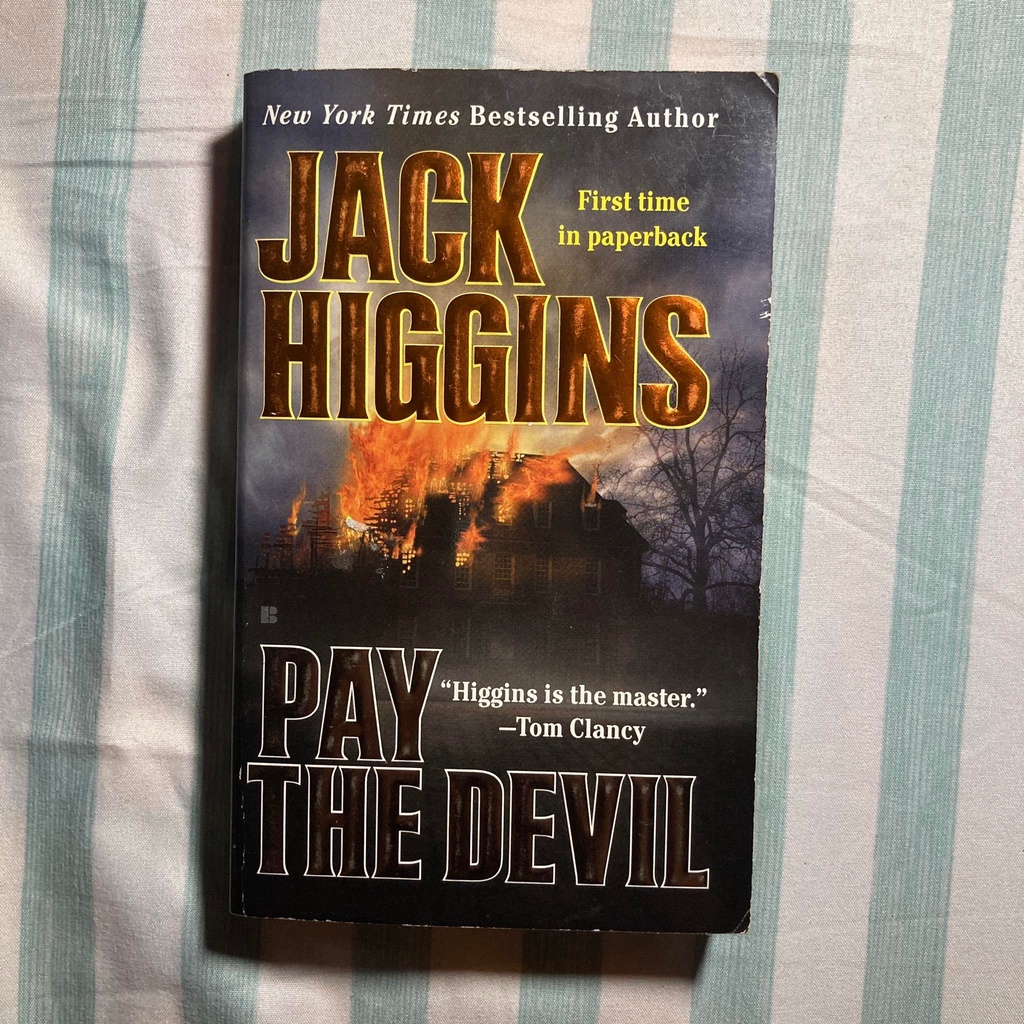 pre-loved-pay-the-devil-jack-higgins-shopee-philippines