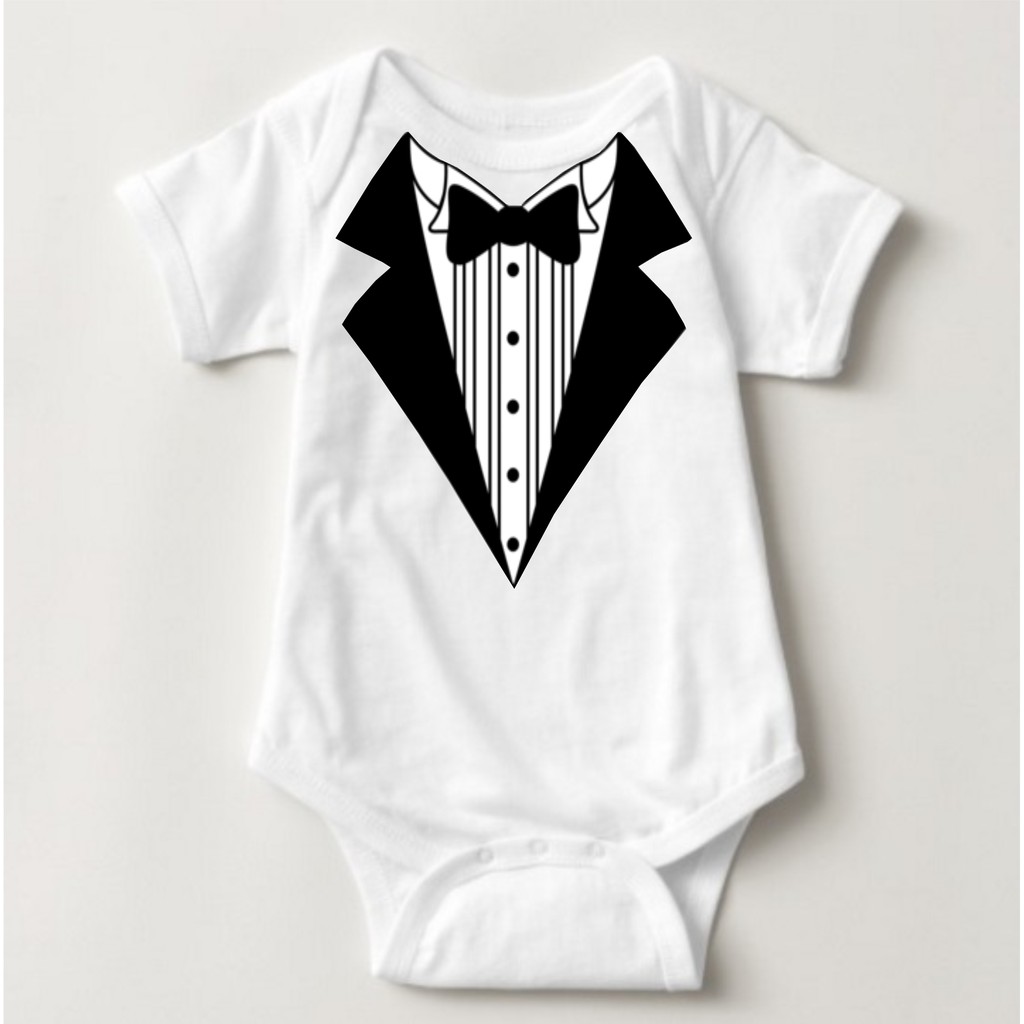 newborn tuxedo onesie