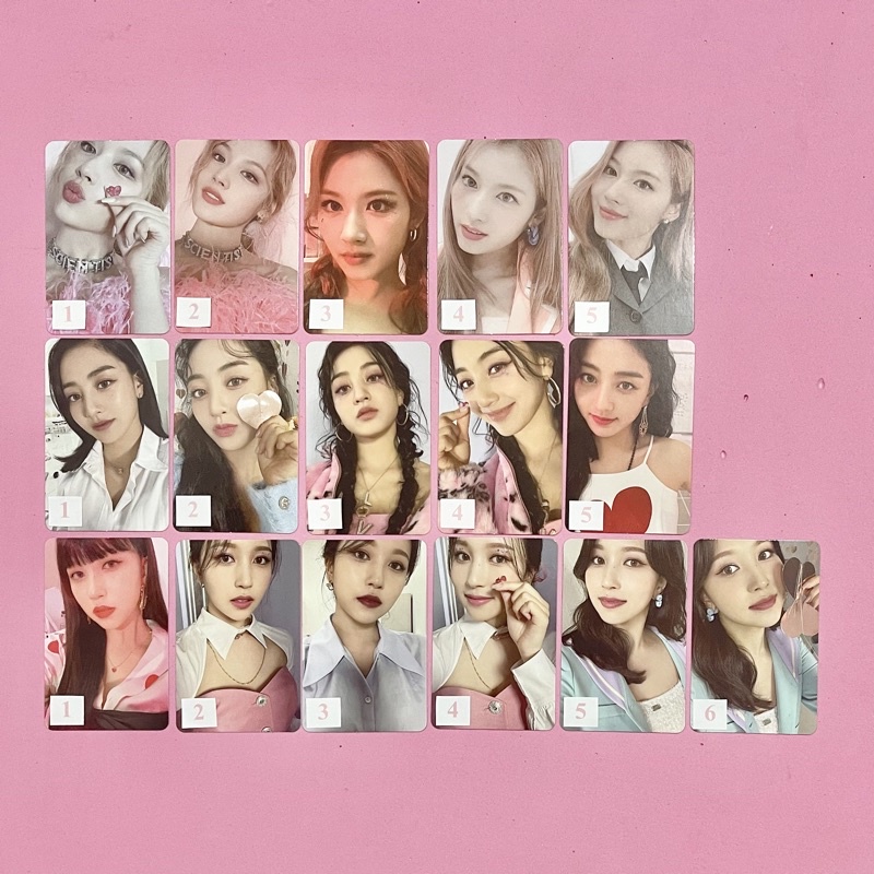 ONHAND Twice Formula of Love Official Album Photocards (Sana, Jihyo ...