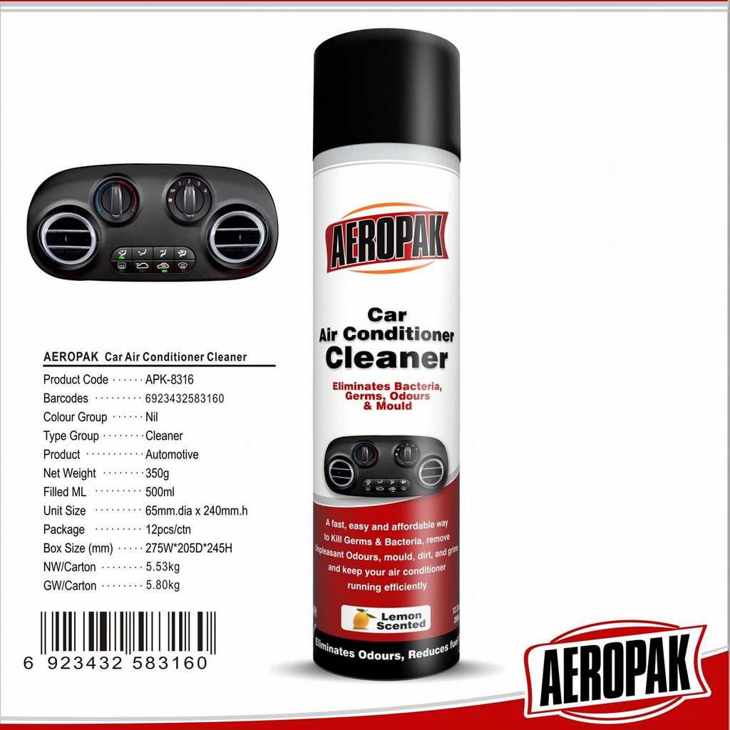 Aeropak Car Air Conditioner Cleaner Coil Treatment Evaporator Cleaner