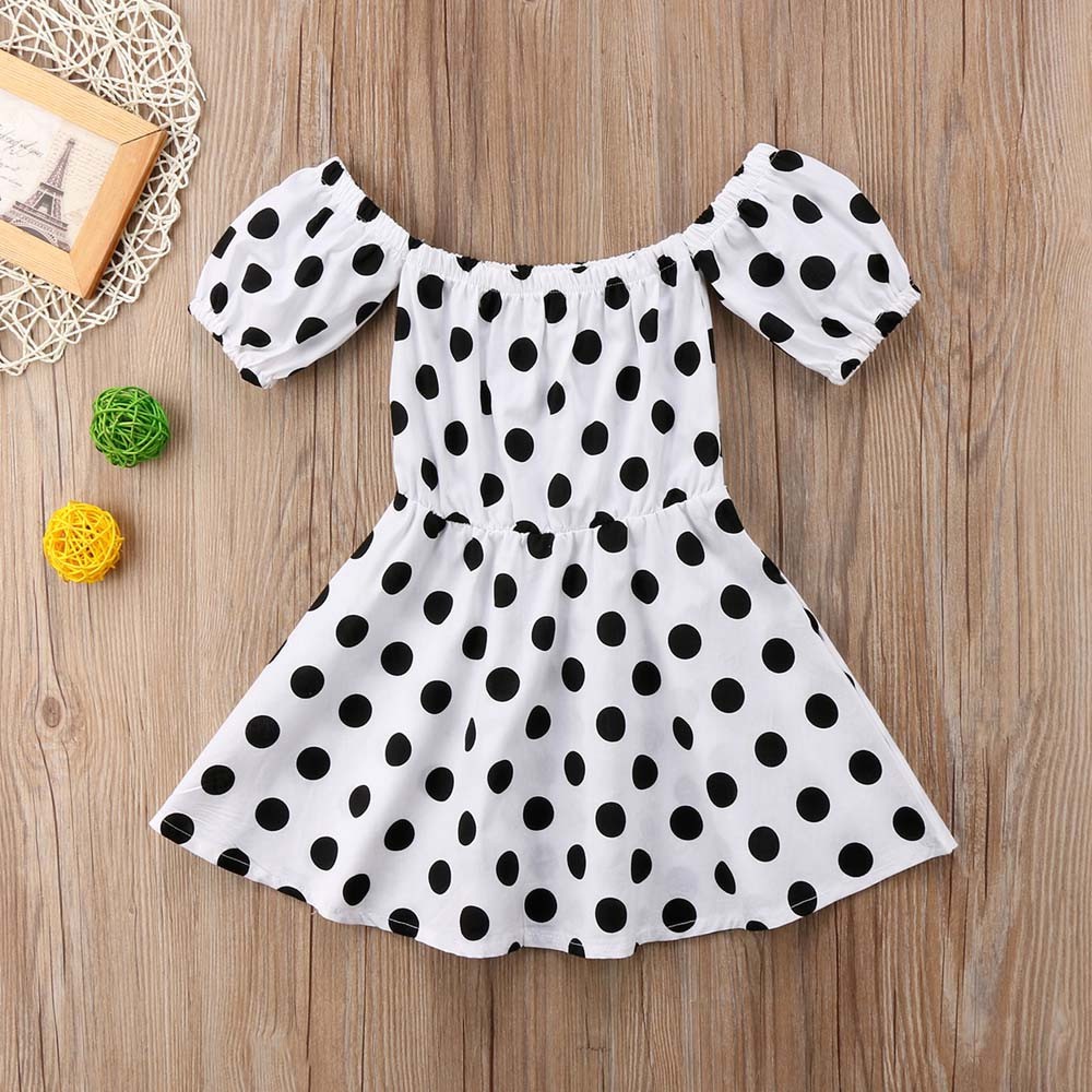 polka dot dress for baby girl