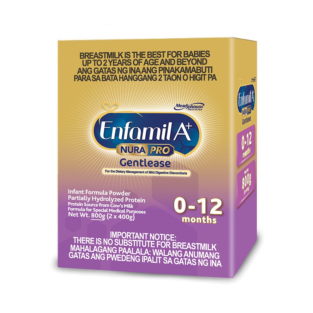 Enfamil A+ Nurapro Gentlease 800g Infant Formula Powder for 012 Months