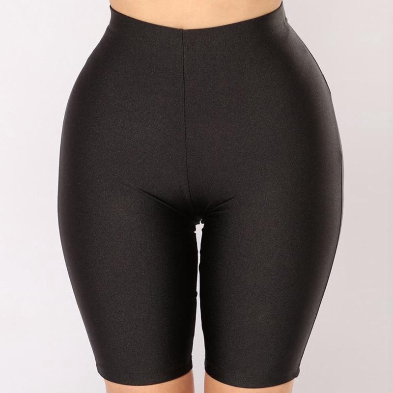 bright biker shorts