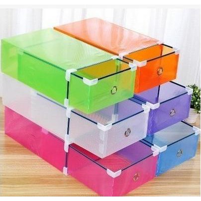 Shoe Organizer Drawer Plastic Storage Box Rectangle Shopee