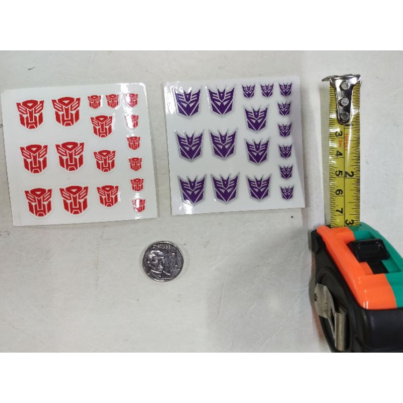autobots / decepticon logo decals Shopee Philippines
