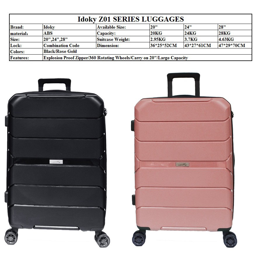 suitcase for 20kg luggage