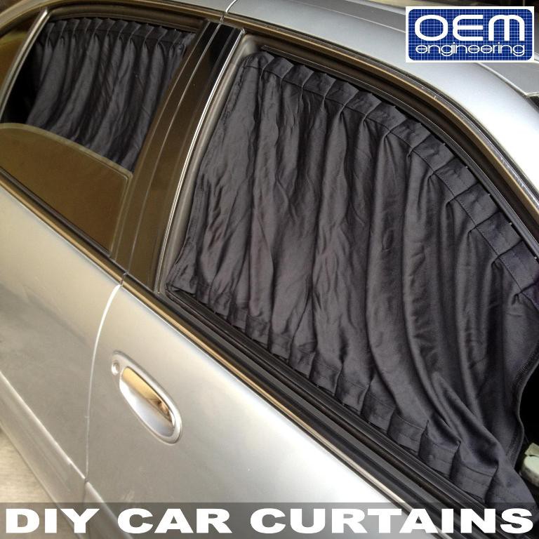 .OEM Engineering DIY VIP Style Car Curtains , VIP curtains. Shopee