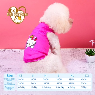 Cartoon Pet Vest Spring And Summer Small Dog Cat Clothes Teddy Puppy