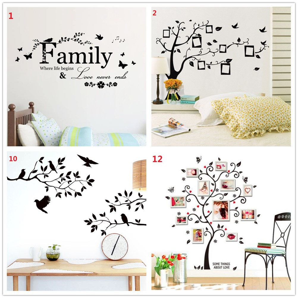 Removable Vinyl Decal Art Mural Home Decor Wall Stickers Shopee Philippines