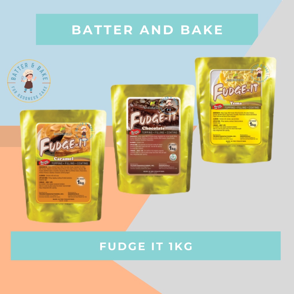 FudgeIt 1kg Chocolate Yema Caramel Shopee Philippines