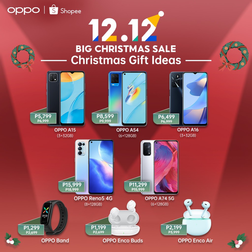 OPPO 12.12 Christmas Sale Shopee Deals