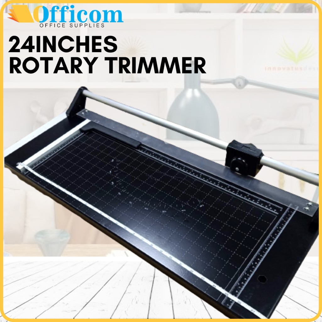 Rotary Trimmer 24inches Sliding Paper Cutter FREE EXTRA BLADE and TOOLS