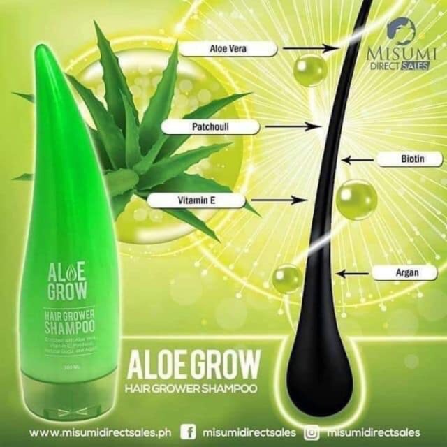 MISUMI ALOE GROW SHAMPOO 300ml Shopee Philippines