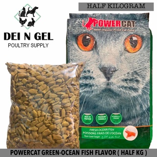 POWERCAT ORGANIC CAT FOOD - ADULT CAT - FRESH OCEAN FISH FLAVOR (HALF KILOGRAM)