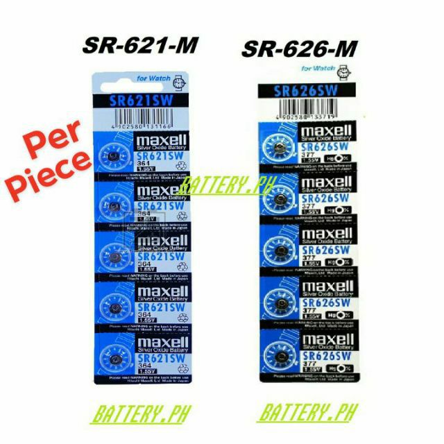 COD Watch Battery (Per Piece) SR626SW SR626 LR626 377 SR621SW SR621