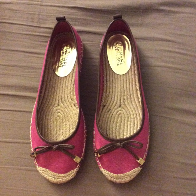michael kors loafers purple