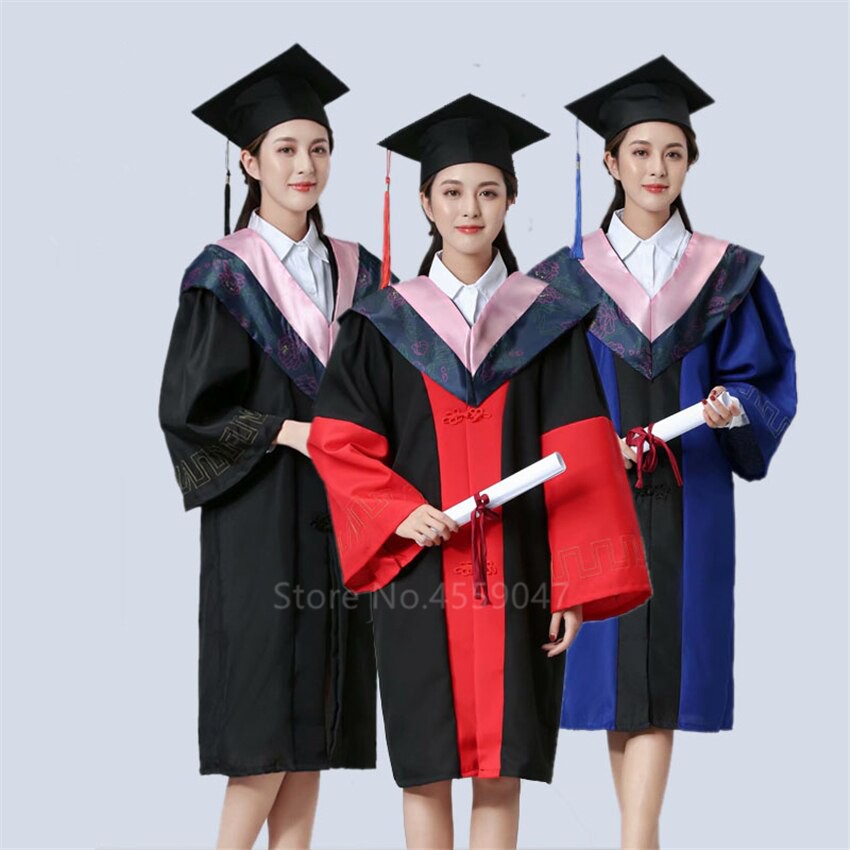 Where can i buy a cap and gown in store 8colors University Graduation Gown Student High School Uniforms College Academic Dress For Adult Bachelor Cap Robe Set Shopee Philippines