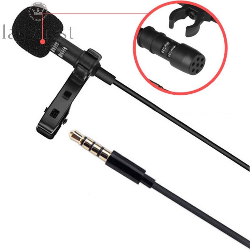 Clipon Lapel Mic Microphone for Mobile Phone PC Recording Shopee