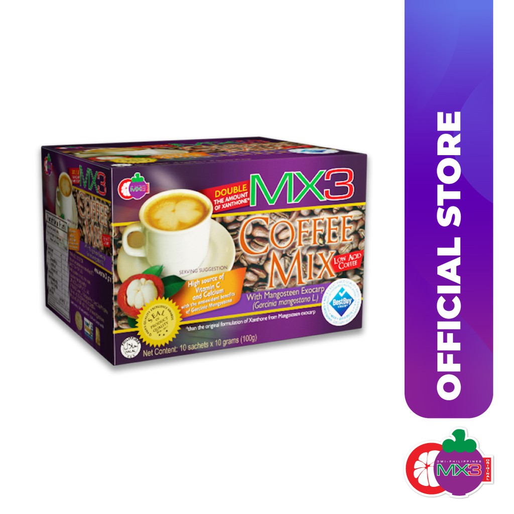 Mx3 Coffee Mix With G Mangostana Shopee Philippines