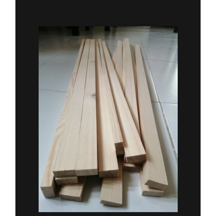 Palochina Pine Wood Strips 1 X 1 2 X 1ft 2ft 3ft 4ft 9 Pcs Shopee Philippines