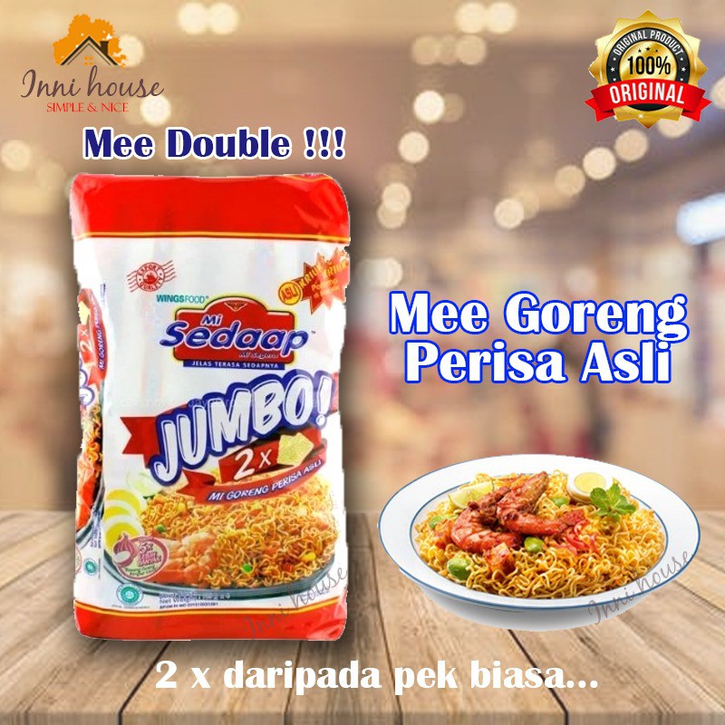 Mi Sedap Fried Instant Noodles Jumbo 139g Shopee Philippines