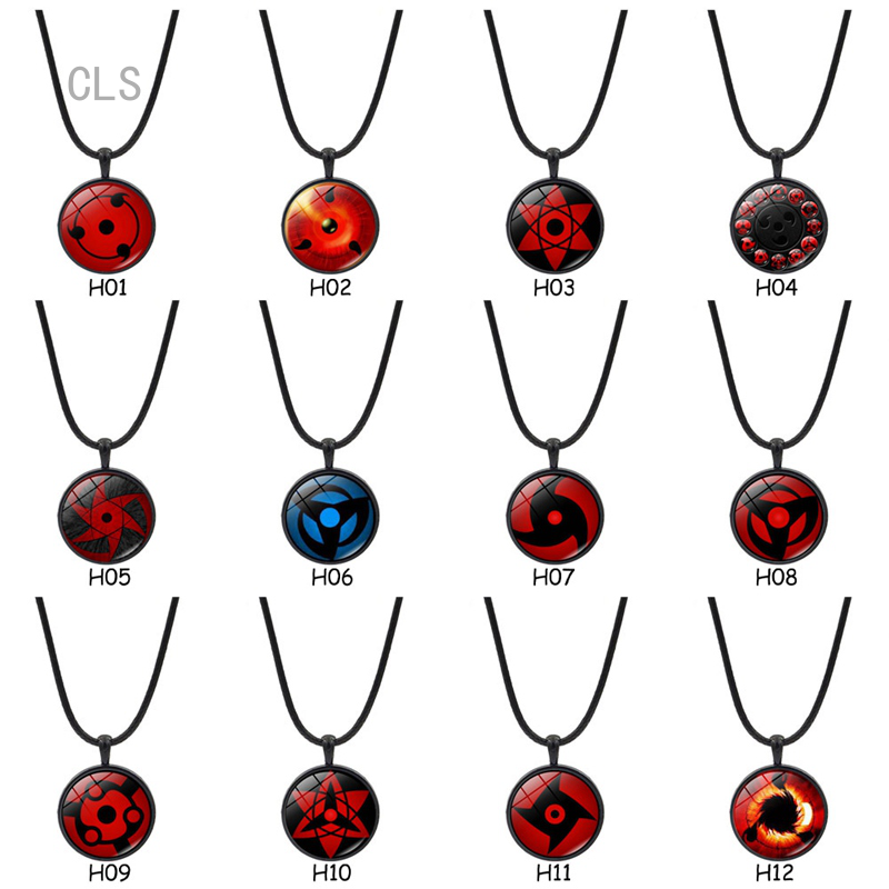 New Naruto Sharingan Eye Necklace Vintage Naruto Jewelry National Style
