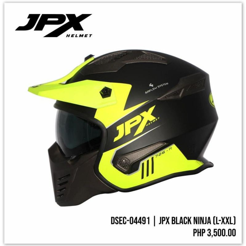  JPX  Full face half face helmet  Shopee Philippines