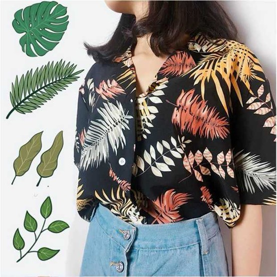 hawaiian polo shirts womens