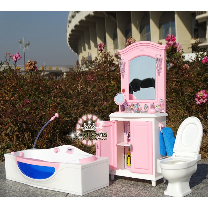 barbie bathtub set