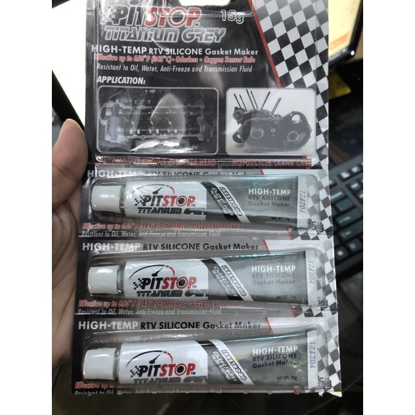 PITSTOP HighTemp RTV Silicone Gasket Maker 15 grams Shopee Philippines