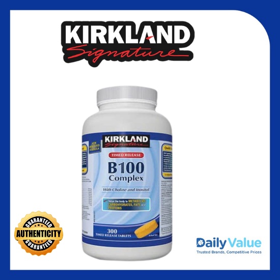 Kirkland Signature B100 B100 Complex, 300 tablets Shopee Philippines