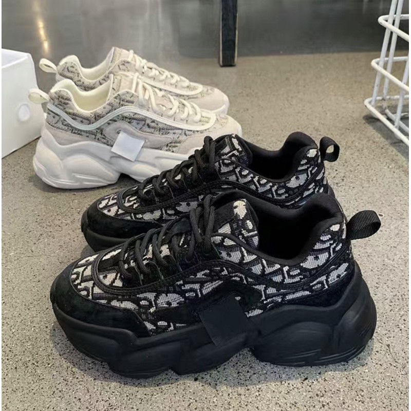 #474 Buy 1 take 1 Print detail chunky sneaker | Shopee Philippines