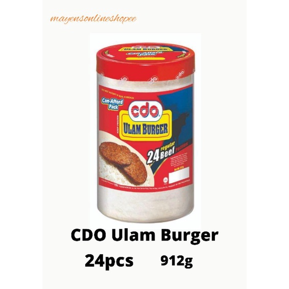 CDO ULAM BURGER PATTIES Shopee Philippines