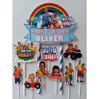 Topper CAKE Decoration CAKE Birthday CAKE VLAD AND NIKI Images Can ...