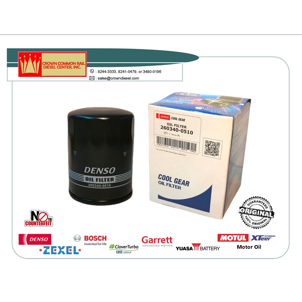 DENSO Cool Gear Oil Filter 0510 for Toyota 90915YZZE2 / C113 Shopee
