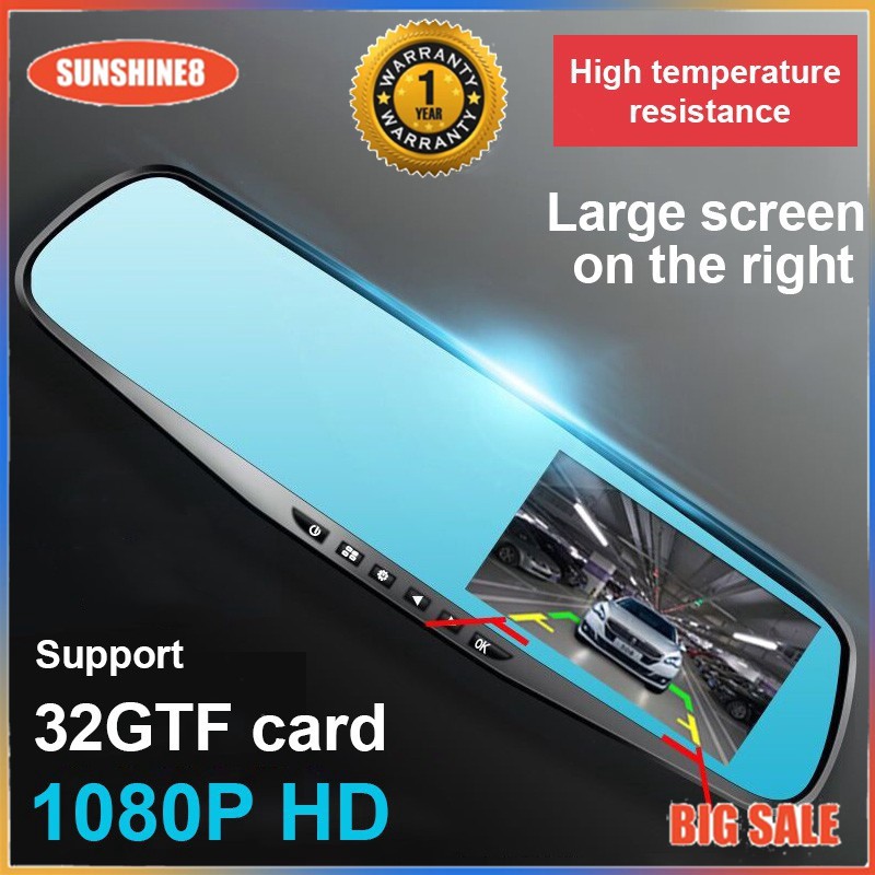 Dash Camera Camcorder dash cam Car Camera Dual Lens Mirror 1080P Car DVR 1080P Full HD Rearview