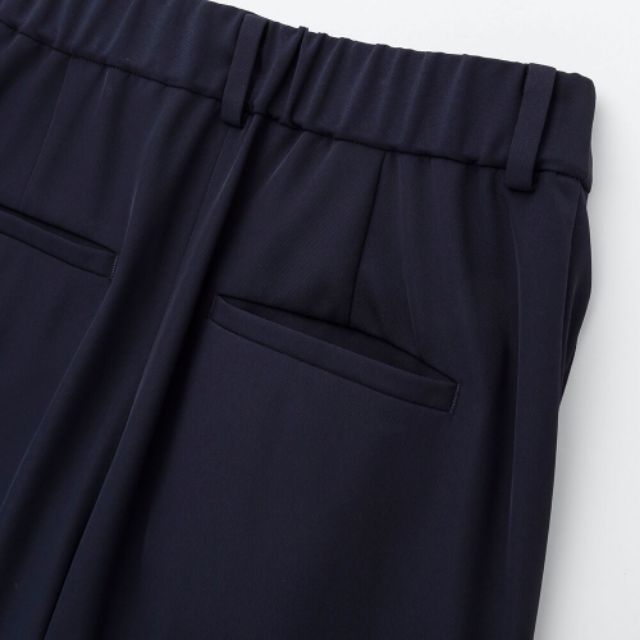 uniqlo drape relaxed tapered ankle pants