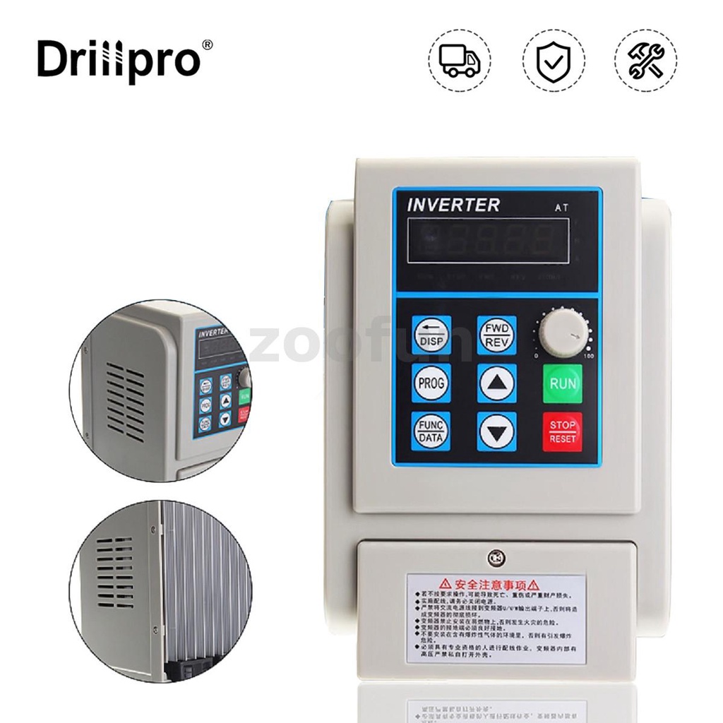 【Local Delivery】4KW 220V 20A Single Phase Input 3 Phase Output PWM