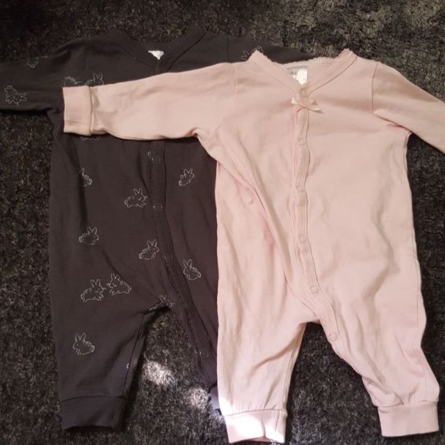 h&m baby girl romper