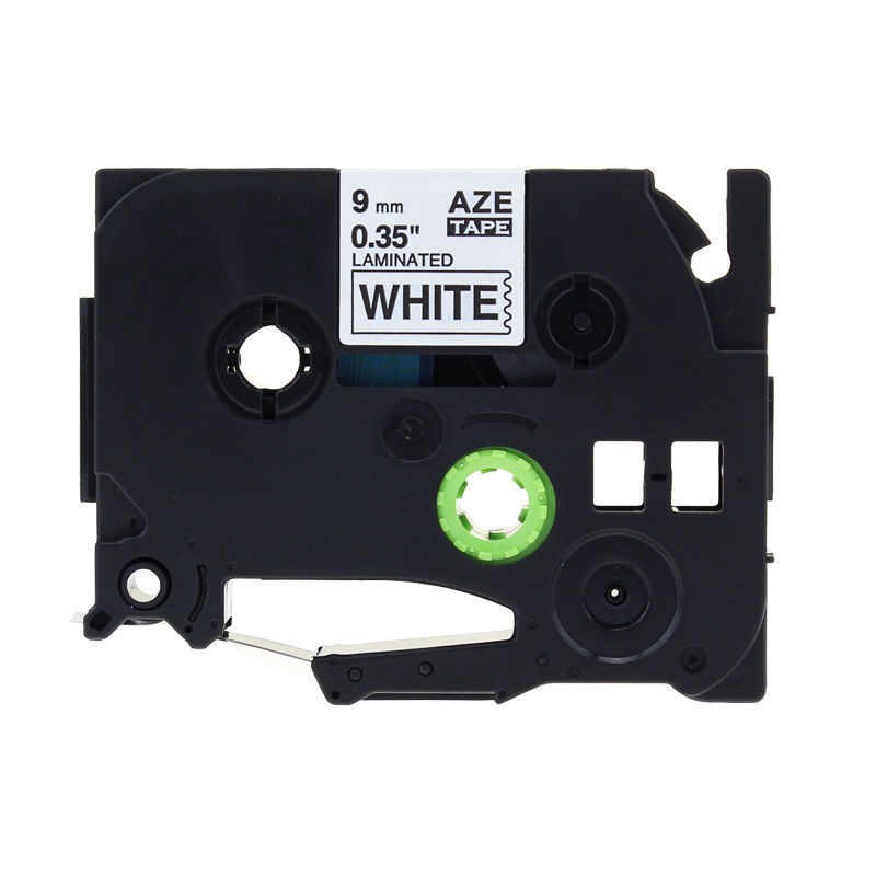 4pcs 9mm label tape maker TZe221 TZ221 Brother Black White