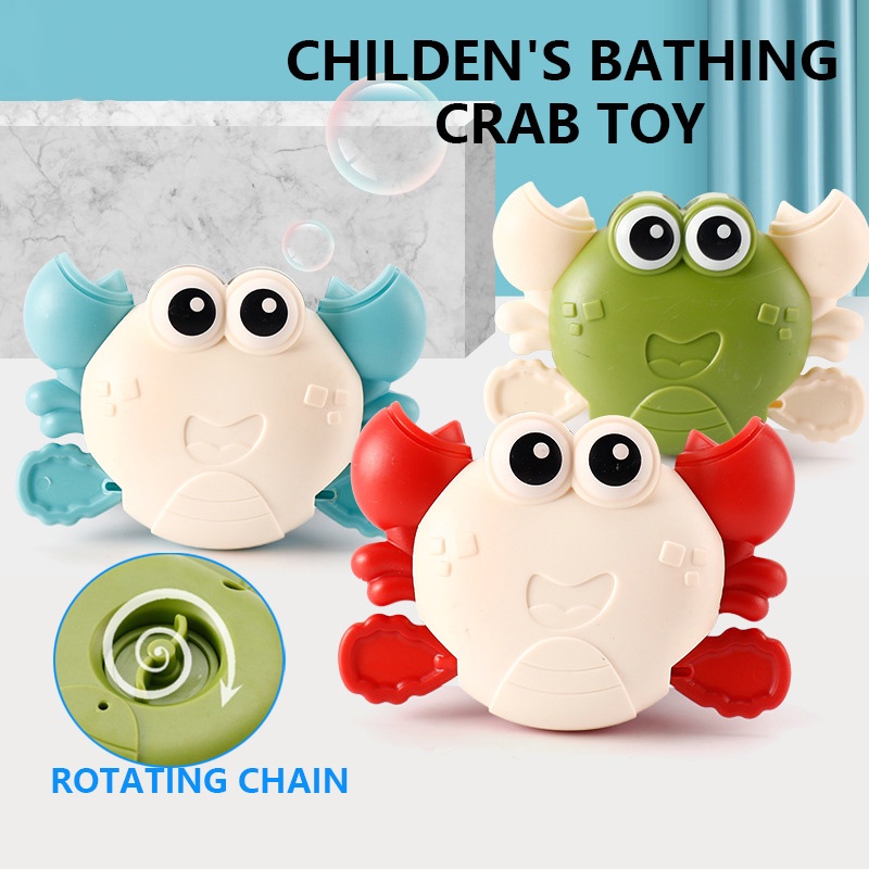 COD Crab shape swimming playing with water toys Laruang pagligo sa ...