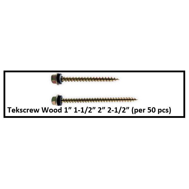 Tek screw pointed for wood 1